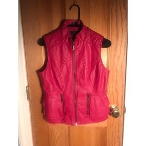 Leather vest